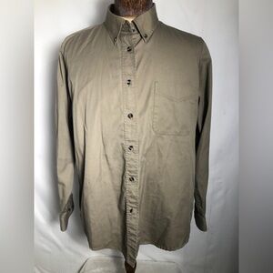 Mens Tan Longsleeve Shirt. Size Large. By:York